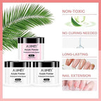 AIJIMEI Acrylic Nail Kit Acrylic Powder and Professional Liquid Monomer Acrylic Nail Tools Set Nail Extension Acrylic Nail System Nail Art Starter Kit