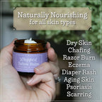 Handmade Whipped Tallow Balm, 100% Grass-fed Beef Tallow for Skin w/Organic Jojoba Oil, Natural Tallow Face Moisturizer, Relief For Dry Skin, Eczema, Baby, Chafing - 2 oz (Lavender & Vanilla)