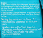 B.Pure Organic Cotton Lavender Infused Panty Day Liners 18 Count