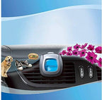 Febreze Car Vent Clip Air Freshener - Limited Edition Holiday Collection - Fresh-Cut Pine - 1 Count Vent Clip Per Package - Pack of 3 Packages Green