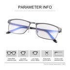 YIMI Mens Blue Light Glasses Men Computer Gaming BlueLight Blocking Glasses Metal Anti Eyestrain Clear Lens Eye Protection (Photochromic/Dual Purpose)