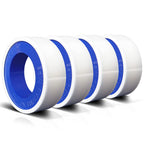 VOTMELL 4 Rolls 1/2 Inch(W) X 520 Inches(L) Teflon Plumbers Tape,Pipe Sealing & Plumbing Thread Tape,PTFE Water Sealant Seal for Shower Head,White