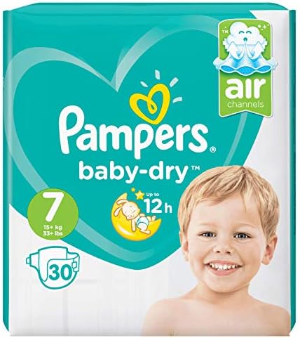 Pampers Baby-Dry Size 7, Pack of 30