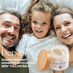 Beef Tallow for Skin with Honey Organic: 100% Grass-Fed Whipped Beef Tallow Balm for Deep Hydration, Skin Barrier Repair, Soothing - Tallow Moisturizer for Face & Body for Women, Men & Kids (2.1 oz)