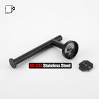 JQK Toilet Paper Holder Oil Rubbed Bronze, 5 Inch 304 Stainless Steel Thick 0.8mm Tissue Paper Dispenser for Bathroom, Hold Mega Rolls Wall Mount, TPH120-ORB