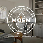 Moen Beric Matte Black Modern One-Handle Single Hole Bathroom Faucet with Drain Assembly and Optional Deckplate for Your Bath Sink, 84774BL