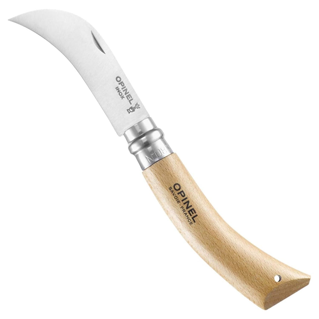 Opinel No. 8 Pruning Folding Knife - Stainless Steel for Pruning, Grafting, Harvesting, Gardening, and Everyday Use