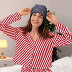 Sintege 6 Pcs Satin Lined Bonnet Sleep Cap for Women Men African Silk Soft Beanie Hair Sleep Wrap for Natural Curly Braids