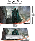Board Game MTG Playmat Games Size 60X35 cm CCG Compatible for MTG CCG RPG Trading Card Game (Jace Beleren 3)