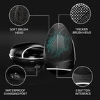 douxds Flex™ Pro Vibrating Face Brush, Electric Face Scrubber, Face Scrubber for Men, Flex™ Face Brush, Men's Skin Care, Powerful Sonic Technology, Removes Dark Marks and Bumps, Acne Treatment