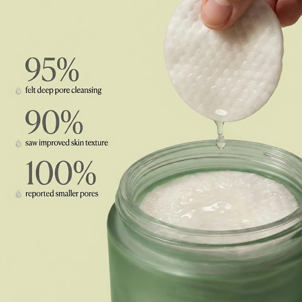 QUIA Toner Pads – AHA/BHA Dual-Action Exfoliate and Hydrate All in One – Soothing Formula for Sensitive Skin – Reduces Blackheads and Blemishes- 70 Gentle Textured Pads – Korean Skincare