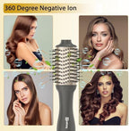 Nicebay Hair Dryer Brush, Hot Tools Blow Dryer Brush for Women, One Step Blowout Brush with Display Screen, Oval Ceramic Barrel, Negative Ion
