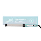 CHOPSTICK STYLER Mischief, Professional Curling Wand, 5 Variable Temperatures, 0.7”x 0.9” Extra Thick Long Length Rectangular Titanium Barrel for Long Lasting Voluminous, Big, Bouncy, Beachy Curls