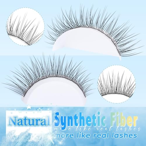 Natural Lash Extension Kit Cluster Lashes Kit Cluster Eyelash Extension Kit 220Pcs C Curl DIY Eyelash Extension Kit Short 10-14MM Individual Lashes Kit with Lash Remover by Newcally