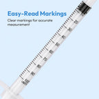 30 Pack Syringes 31G U-100 5/16" 1ml/cc, Disposable Syringe, Lab Supplies