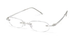 Scojo New York Gels Original Reading Glasses | 2.5x CRYSTAL | Readers for Men & Women | Stylish, Scratch-Resistant Lenses