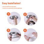 HALO RL 5/6 in LED Recessed Light Trim Selectable Color Temperature 2700K 3000K 3500K 4000K 5000K Dimmable Dim to Warm 600 Lumens Wet Location Indoor Outdoor Retrofit Downlight RL56069FSD2W1EWH