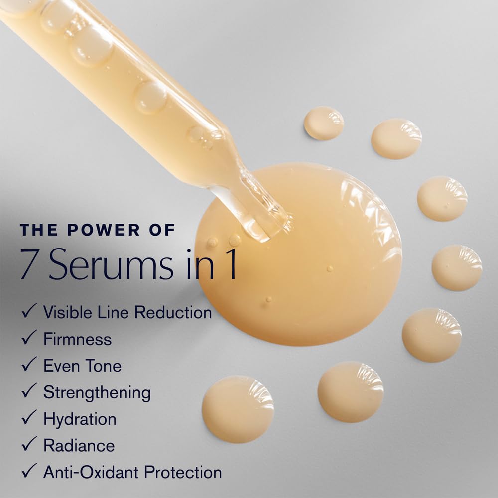 Estée Lauder Advanced Night Repair Face Serum Synchronized Multi-Recovery Complex with Hyaluronic Acid & Peptides | Anti Aging & Hydrating, Travel Size, 0.23 Fl Oz