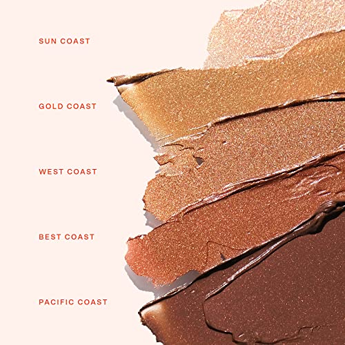 Tower 28 Beauty Bronzino Illuminating Cream Bronzer for Sensitive Skin – Moisturizing, Silicone-Free, Vegan and Cruelty-Free – Color PACIFIC COAST, Deep Bronze
