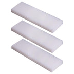 Bocolon High Density Polyethylene Sheets HDPE Plastic Sheet Board for DIY, Heavy Duty Industry, 1/8" Thick,Size 10"x 12", White Color
