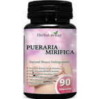Pueraria Mirifica Capsules - Natural Breast Enhancement Pills for Women - Breast Enlargement Pills - Breast Growth, Vaginal Health, Menopause Relief, Skin & Hair Health - 90 Vegan Capsules