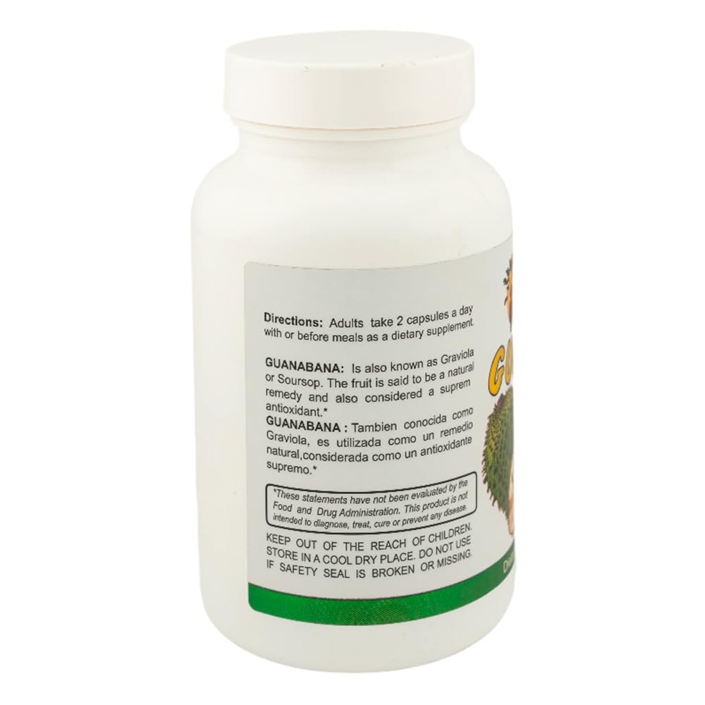 Sunshine Naturals Graviola Supplement. Immune Support, Digestive Aid, Antioxidant Defense, and Detoxification. Promotes Healthy Digestion, Cellular Health, and Overall Wellness. 60 Capsules. Pack of 3