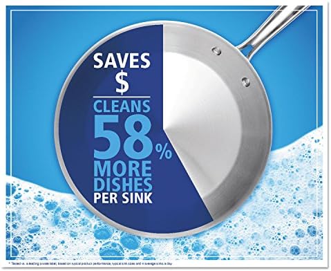 Dawn 45113EA Manual Pot & Pan Dish Detergent, Lemon, 38 oz Bottle