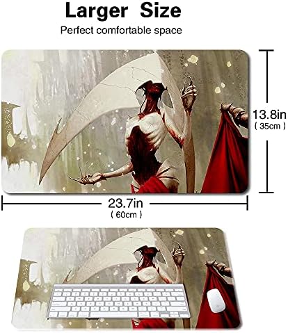 Board Game TCG Playmat Table Mats Games Size 60X35 cm Mousepad Compatible for MTG CCG RPG Trading Card Game (Elesh Norn)