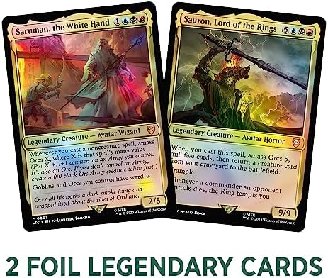 Magic: The Gathering The Lord of The Rings: Tales of Middle-Earth Commander Deck 4 + Collector Booster Sample Pack