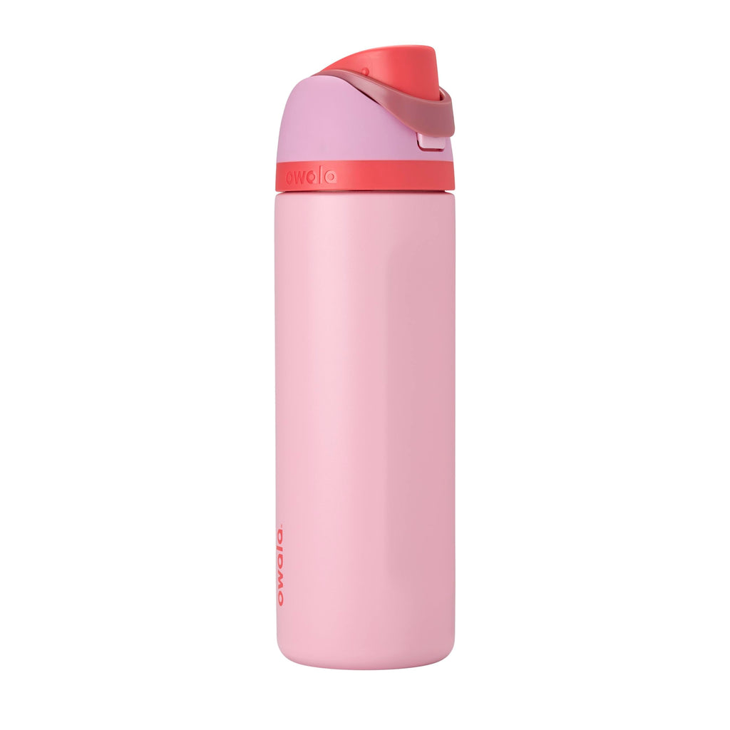 Owala FreeSip Stainless Steel Water Bottle 24 oz Angel Food Cake