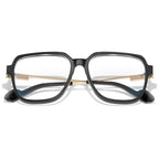 VISOONE Blue Light Glasses Matte Black Oversized Square Frame Anti Glare Ryan