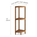 AquaTeak The Original Kai Corner Teak Bath Shelf - A. Corner Stand