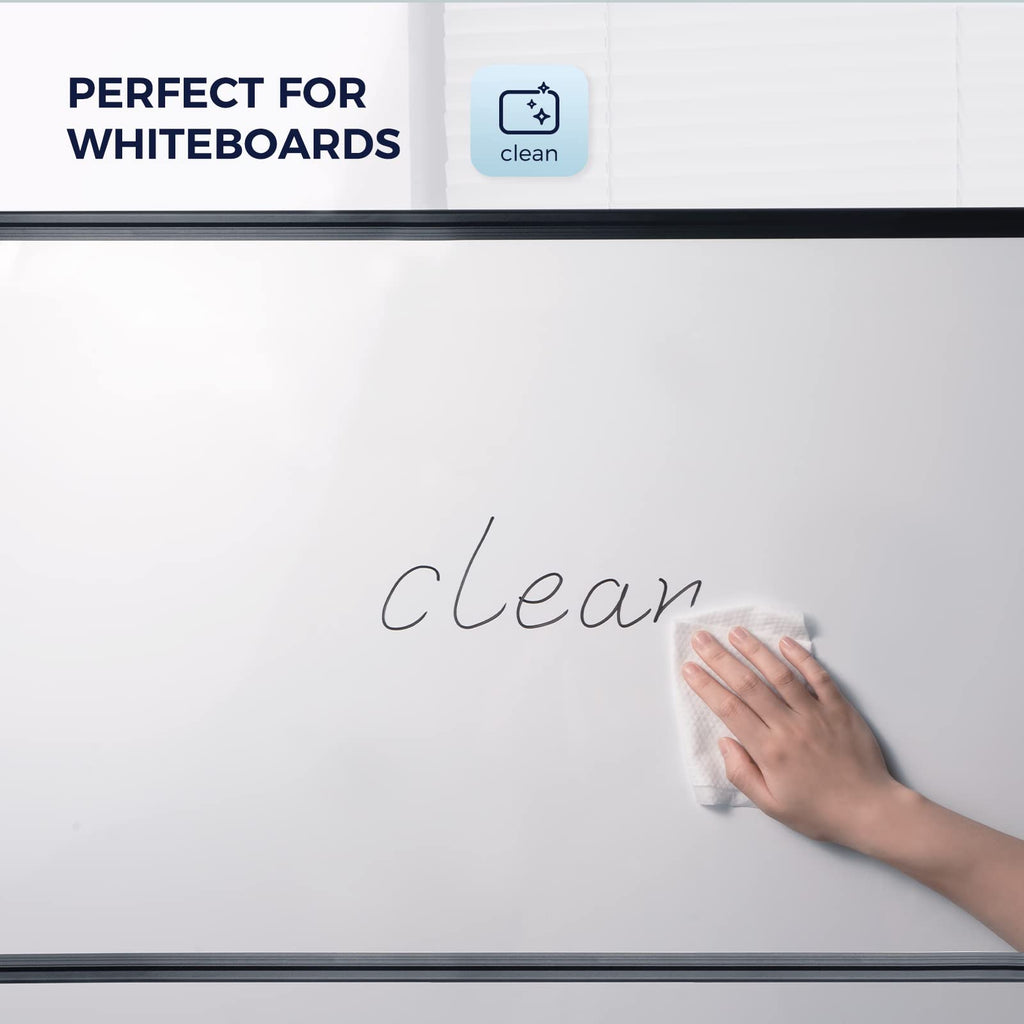 loukin Dry Erase Wipes, Whiteboard Cleaning Wipes, Non-Toxic Cleaning Wipes for Whiteboard, 6 Pack, 50 Wipes Per Pack