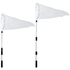 RESTCLOUD Large Insect and Butterfly Net with 14" Ring, 32" Net Depth, Extendable Handle to 36 Inches