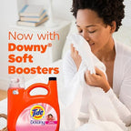 Tide Plus A Touch of Downy Liquid Laundry Detergent, April Fresh Scent, 105 fl oz, 74 Loads, HE Compatible