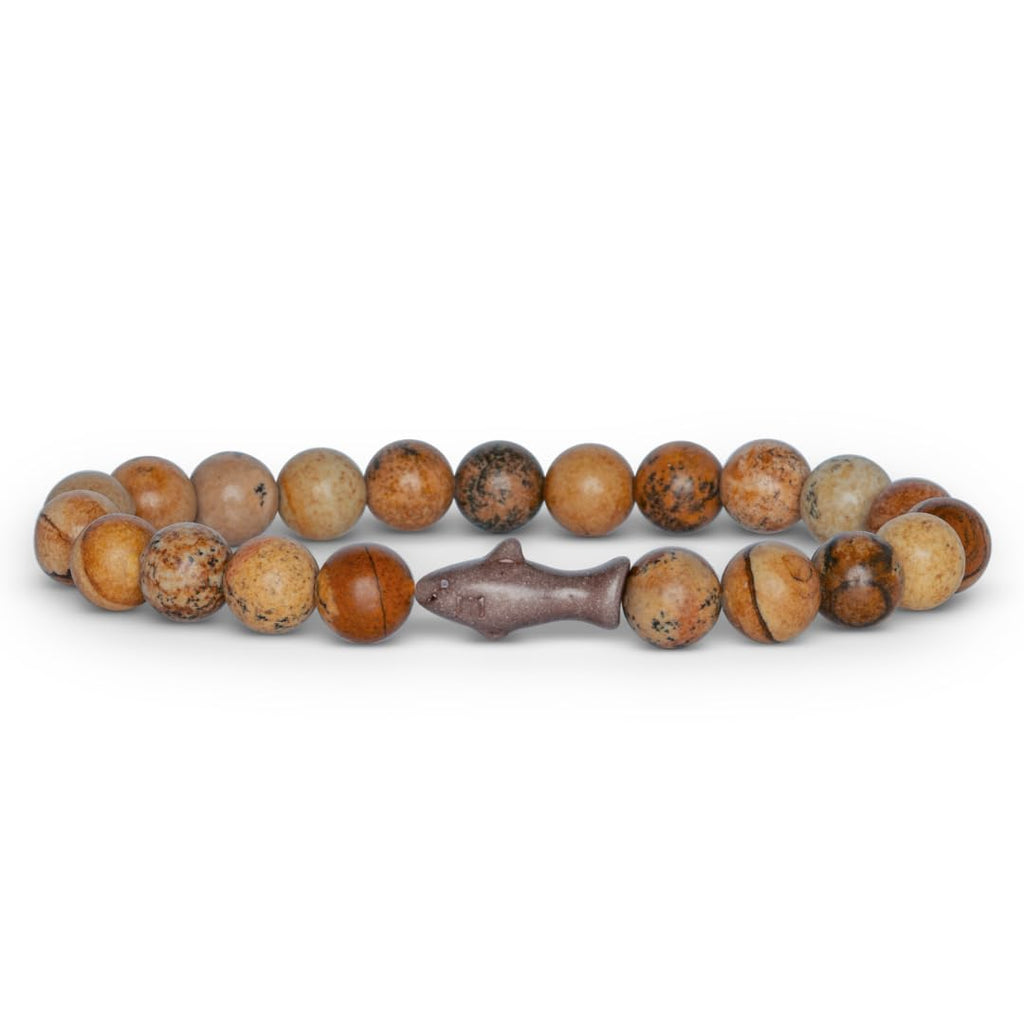 Fahlo Shark Tracking Bracelet, Wildlife Conservation, Dune, One Size