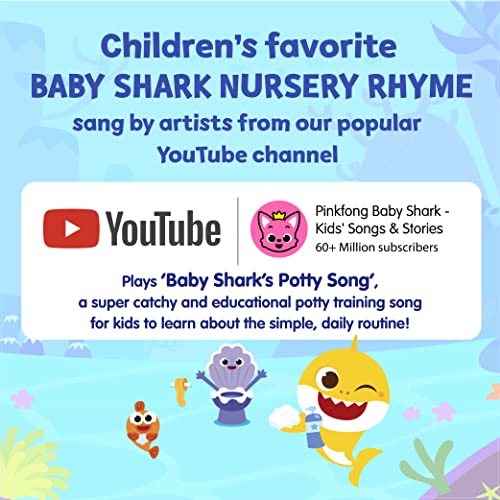 Pinkfong Baby Shark Potty Time Sound Book | Interactive Potty Training Storybook | Educational Learning Book for Preschoolers and Toddlers 1-3