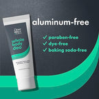 DOVE MEN + CARE Whole Body Deo Aluminum-Free Deodorant Cream Aloe + Bamboo Suitable from Pits, Privates, to Feet 2.5 fl oz