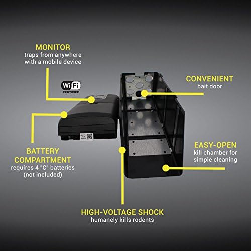 Victor M2 Smart-Kill Humane Wi-Fi Enabled Electronic Rat Trap Killer - 2 Traps