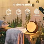 Brown Noise Sound Machine White Noise Machine with 12 Color Night Lights 30 Soothing Sounds Auto-Off Timer Calming Sleep Machine with Memory Function for Baby Kids Adult for Office Privacy