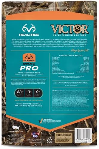 Victor Super Premium Pet Food Realtree - Max-5 Pro, Dry Dog Food, 5-lb Bag, Camo