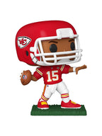 Epic Collectibles Football: KC Chiefs - Patrick Mahomes in Throwing Stance Vinyl Figure Bundle with Compatible Funko Pop Box Protector
