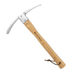 Berry&Bird Garden Mattock Pick Axe, 14.9" Digging Tool with Wood Handle