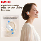 ERAZERL XP18 AI Translation Earbuds Real Time,134 Languages Translator Device No Subscription,Bluetooth 6.0 Translator Earbud 3-in-1 with 7 Translation Modes for Travel Business Meeting Learning Black