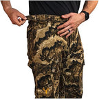 HOT SHOT Men’s Camo Performance Pant, Multi-Pocket Adjustable Waist Pants, Comfortable Year-Round Deer Hunting Gear for Men