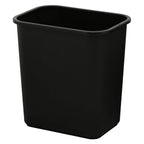 United Solutions 7.7 Gallon Trash Wastebasket, 12 Pack, Black, Under Desk