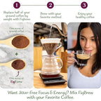 FigBrew Beanless Coffee Supplement | Coffee Alternative, Caffeine-Free, Single-Ingredient | Digestion-Friendly, Low Acid, Keto, Vegan & Organic| 68 Servings, 12oz Bag