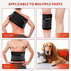 Red Light Therapy Belt for Body Comfort - APP-Controlled Wearable Dual Power Modes, Ideal for Women (Black4)