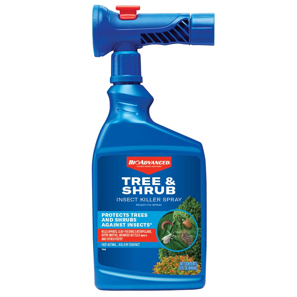 BioAdvanced Tree & Shrub Insect Killer Spray - Outdoor Pest Control - 32 oz