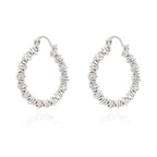 Milan Chiva 14K Gold Hoop Earrings for Women